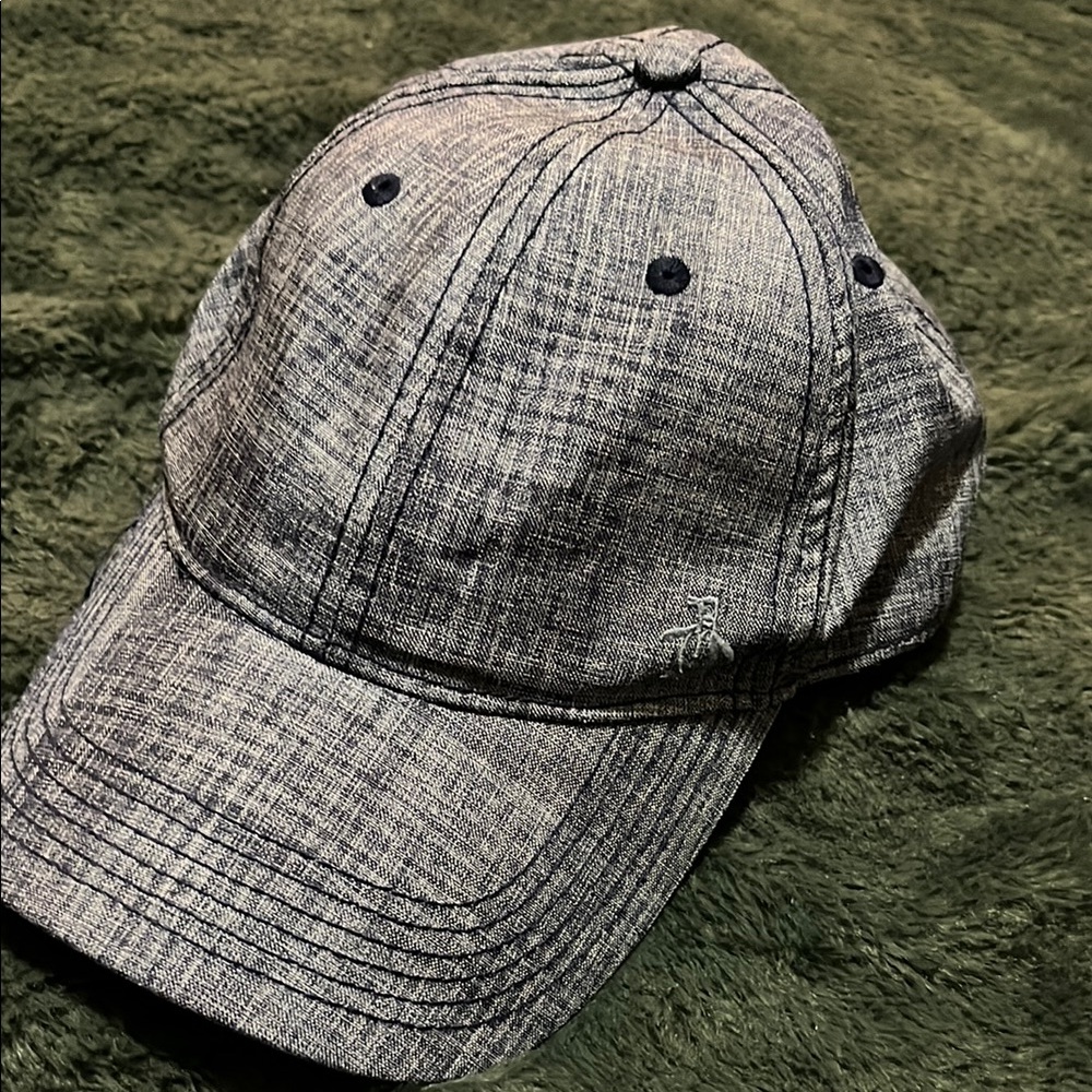 Original Penguin Blue Gray Hat with Textured Fabric